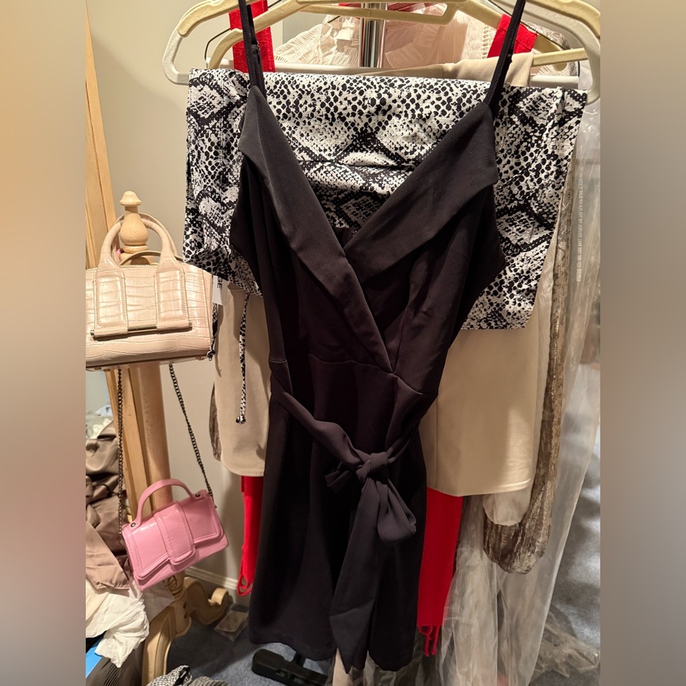 About Us black dress in size Small